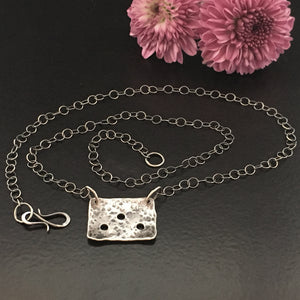 Little Windows Small Sterling Necklace
