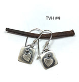Tiny Valise Earrings with Hearts